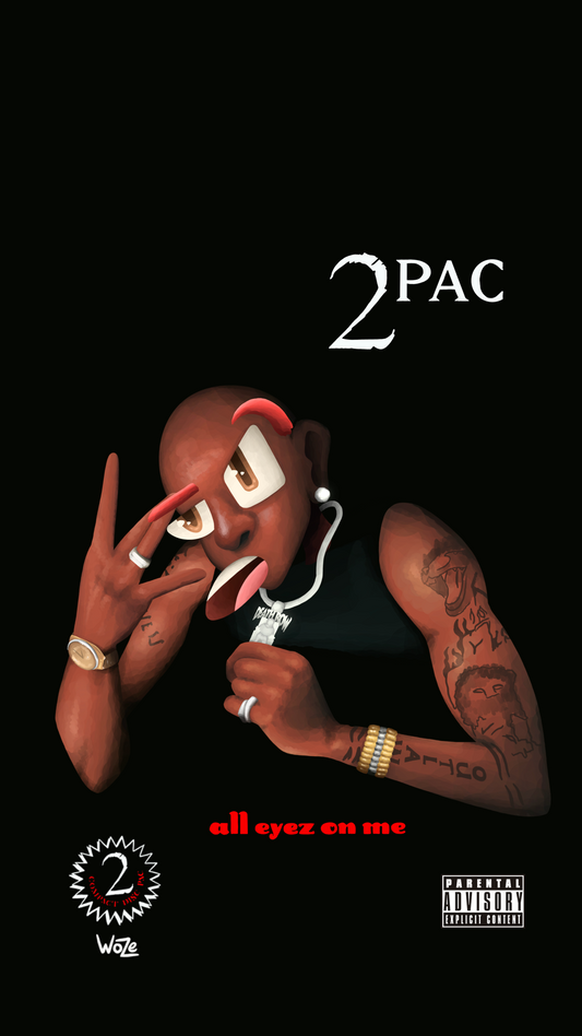 Fond d'écran "ALL EYEZ ON ME"