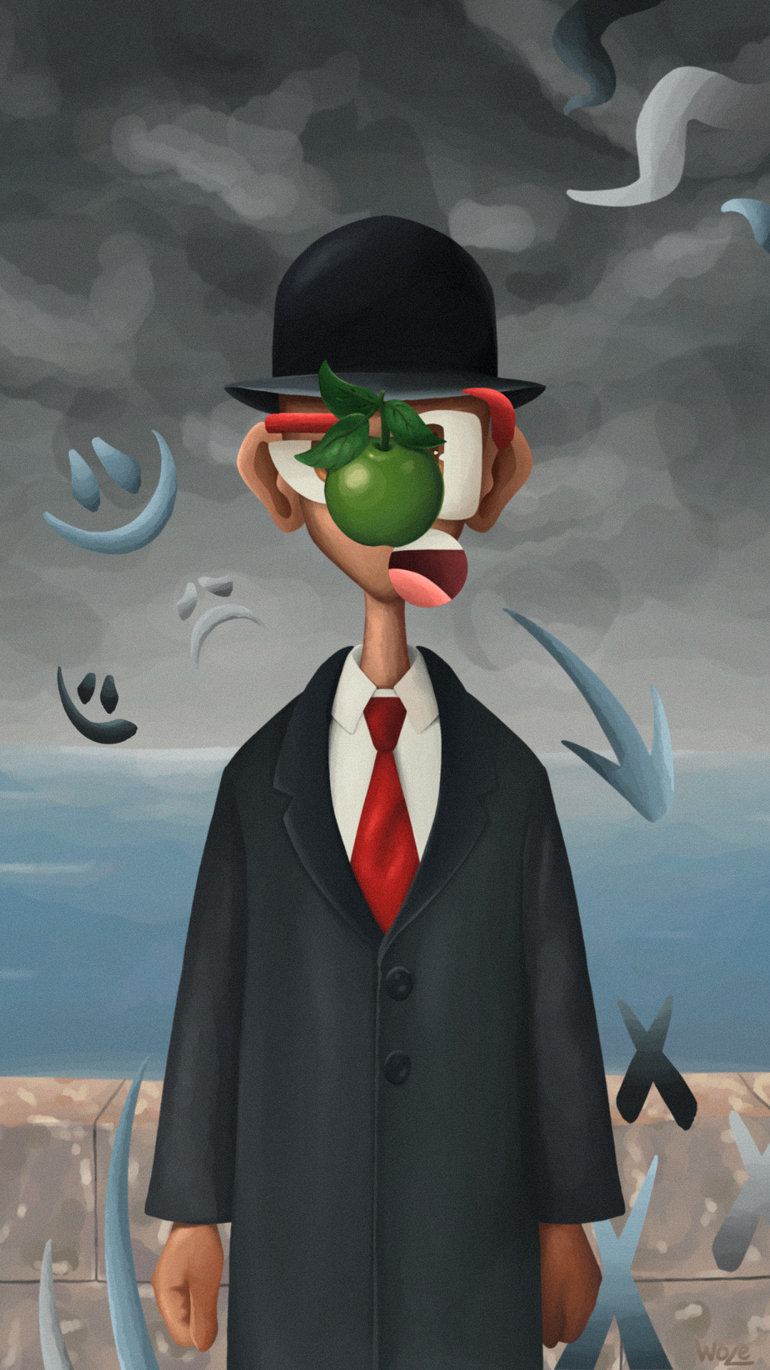 Fond d'écran "MAGRITTE"